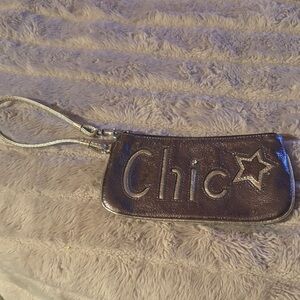 Chic Metallic Wristlet
